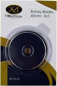img 3 attached to 🔪 Martelli 45mm Rotary Cutter Blades - Pack of 5 Refill Blades