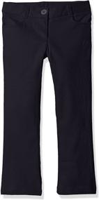 img 4 attached to Nautica Girls Uniform Bootcut Twill: Stylish & Comfortable Girls' Clothing