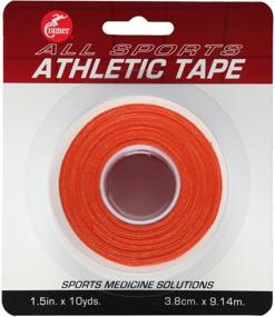 img 3 attached to 🏋️ Cramer Team Color Athletic Tape - Easy Tear Tape for Ankle, Wrist, and Injury Taping - Protect and Prevent Injuries - Promote Healing - Athletic Training Supplies - 1.5 Inch X 10 Yard Roll - Colored AT Tape