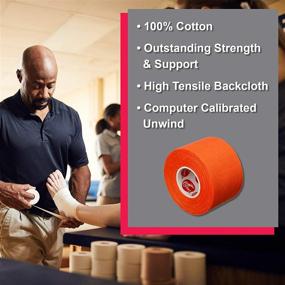 img 2 attached to 🏋️ Cramer Team Color Athletic Tape - Easy Tear Tape for Ankle, Wrist, and Injury Taping - Protect and Prevent Injuries - Promote Healing - Athletic Training Supplies - 1.5 Inch X 10 Yard Roll - Colored AT Tape