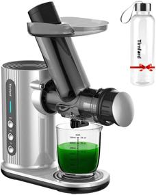 img 4 attached to Timford Slow Masticating Juicer: Cold Press Extractor with 2-Speed Modes, Reverse Function & Quiet Motor - Perfect for Vegetables & Fruits!