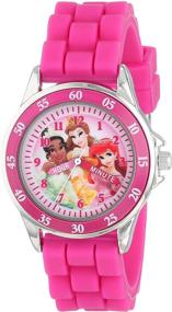 img 2 attached to 💕 Disney Kids PN1048 Pink Analog Quartz Watch with Analog Display