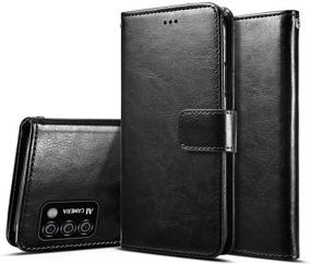 img 2 attached to 📱 CUBOT Note 7 Wallet Case, PU Leather Card Holder Flip Cover Phone Case for CUBOT Note 7 4G 5.5 Inch, Black