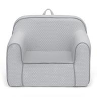 🪑 icomfort grey memory foam chair for kids: ideal for ages 18 months and up! logo