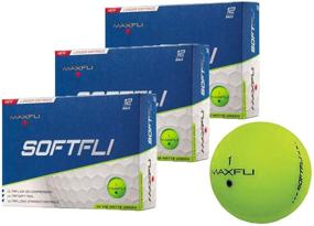 img 1 attached to Maxfli SoftFli Matte Golf Balls: Unlock 🏌️ Longer Straight Distance with a Smooth, Soft Feel!