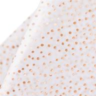 🎁 premium metallic rose gold dots tissue gift wrap paper bulk - 24 sheets of wrapaholic wrapping tissue paper for packing, diy crafts - 19.7x27.5 inch logo