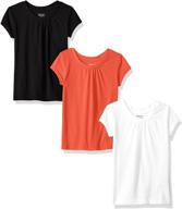 👚 french toast girls' little sleeve crewneck tops, tees & blouses: stylish and versatile clothing logo