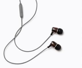 img 3 attached to 🎧 Symphonized Bling Premium Genuine Wood In-Ear Noise-Isolating Headphones: Enhanced with Mic and Durable Nylon Cable for Superior Performance (Gray)