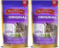 the missing link all-natural superfood cat supplement: promotes healthy skin, coat, and immunity for overall feline health - 2 pack, 6 ounces logo