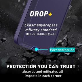 img 1 attached to FYSZBOX For Samsung Galaxy A12 Case Triple Layer Protector Shockproof Drop Proof Heavy Duty Full Body Rugged Protection Phone Case Cover For Samsung Galaxy A12 6