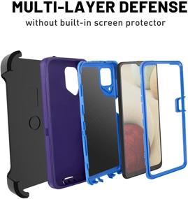 img 2 attached to FYSZBOX For Samsung Galaxy A12 Case Triple Layer Protector Shockproof Drop Proof Heavy Duty Full Body Rugged Protection Phone Case Cover For Samsung Galaxy A12 6