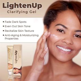 img 2 attached to 🌟 LightenUp Anti-Aging Clarifying Gel 30g: Fade Dark Spots, Brighten Skin with Alpha Arbutin Complex and Argan Oil