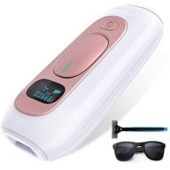 🔥 ipl laser hair removal device for women and men: upgraded 999,900 flashes permanent hair remover for facial & body - at-home use logo