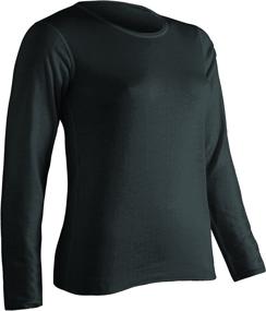 img 3 attached to Ultimate Cold Protection: ColdPruf Women's Plus Size Dual Layer Long Sleeve Crew