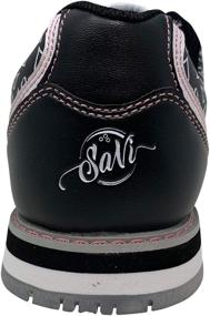 img 2 attached to 🎳 Savi Bowling Women's Vienna Hearts White/Black/Pink Bowling Shoes (Size 9.5): Comfortable and Stylish Footwear for Bowling Enthusiasts