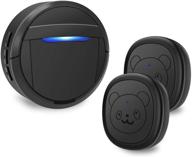 🔔 weirdtails wireless doorbell - dog bells for potty training, ip55 waterproof potty training doorbell chime operating at 950 feet with 55 melodies, 5 volume levels & led flash logo