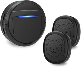 img 4 attached to 🔔 WeirdTails Wireless Doorbell - Dog Bells for Potty Training, IP55 Waterproof Potty Training Doorbell Chime Operating at 950 Feet with 55 Melodies, 5 Volume Levels & LED Flash