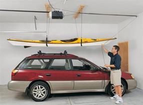 img 1 attached to Effortlessly Elevate Your Gear with the Suspenz Ceiling Hoister!