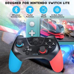 img 3 attached to Enhanced Wireless Pro Controller Gamepad for 🎮 Switch with Amibo Support, Wakeup, Screenshot, and Vibration Functions