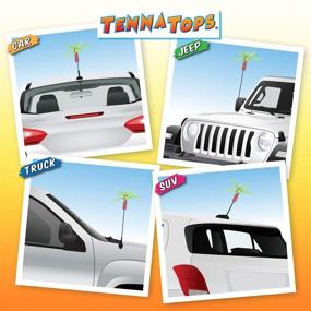 img 3 attached to 🌴 Tropical Palm Tree Car Antenna Topper: Enhance Your Ride with Tenna Tops!