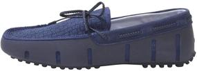 img 2 attached to SWIMS Lace Loafer Woven Driver Men's Shoes in Loafers & Slip-Ons