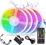 enhance your atmosphere: tasmor 65.6ft led strip lights sync to music for ultimate color-changing experience логотип