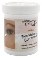 👁️ andrea eyeq's oil-free eye makeup correctors pre-moistened swabs - 50 pack logo
