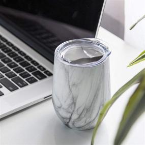 img 1 attached to 🍷 Premium Sipworks Stainless Steel Wine Tumbler: Elegant and Durable