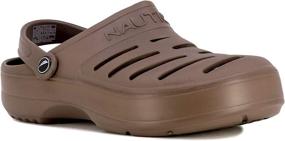 img 4 attached to Nautica Mens Clogs Slip Edge Black 11 Men's Shoes and Mules & Clogs