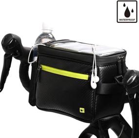 img 4 attached to 🚲 Rhinowalk Bike Handlebar Bag: Ultimate Professional Bike Bag for Road Cycling