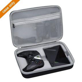 img 4 attached to 📺 Aproca Hard Carry Travel Case Compatible with NVIDIA SHIELD TV Gaming Edition / 4K HDR Streaming Media Player