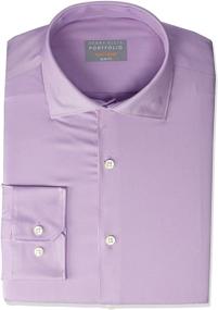 img 1 attached to Perry Ellis Spread Collar Purple