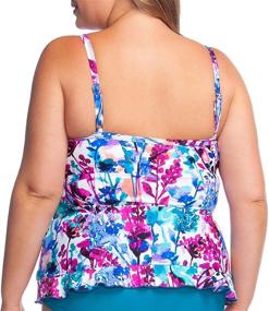 img 1 attached to Maxine Hollywood Plus Size Swimsuit Parisian