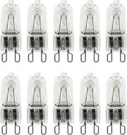 💡 10pcs g9 halogen bulbs – 120v 60w clear bi-pin base, bright lighting solution logo
