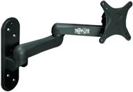 🖥️ black swivel/tilt wall mount with arm for 13-27 inch tvs, monitors, flat screens, led, plasma or lcd displays (dwm1327se) by tripp lite logo