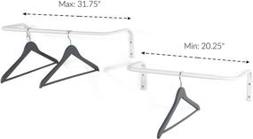img 1 attached to Enhance Your Closet Organization with the brightmaison Sofia Clothes Rack