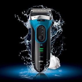 img 3 attached to Braun Shaver Series 3 3040s Japanese Import - Wet and Dry Electric Razor for Men with Pop Up Trimmer