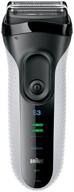 braun shaver series 3 3040s japanese import - wet and dry electric razor for men with pop up trimmer logo
