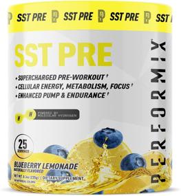 img 4 attached to 🔥 Performix SST Pre Workout - Boost Energy, Focus, Pump, and Endurance - With Molecular Hydrogen Matrix - Blueberry Lemonade Flavor