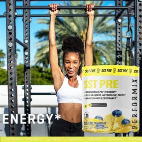 img 1 attached to 🔥 Performix SST Pre Workout - Boost Energy, Focus, Pump, and Endurance - With Molecular Hydrogen Matrix - Blueberry Lemonade Flavor