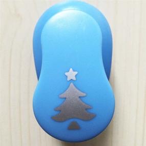 img 2 attached to 🎄 Caryko 1&#34; Clever Lever Craft Punch for Festive Paper Cutting - Christmas Tree Shape