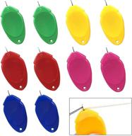 🧵 10/20 pieces of plastic wire loop hand sewing needle threader for embroidery machine - random assorted colors (10) logo