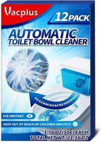 img 4 attached to 🚽 12 Pcs Vacplus Toilet Bowl Cleaner Tablets - Effective Automatic Toilet Bowl Cleaners for Descale, Deodorize, and Septic-Tank Friendly with Slow-Dissolving Design