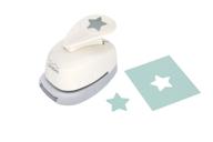 🎄 christmas craft punch: bira craft 5/8 inch star shape, lever action paper punch for scrapbooking and paper crafting logo