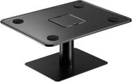 🔁 swivel top table projector stand - adjustable vertical tilt of 14 degrees and 180 degree rotation - holds up to 22 lbs - portable and quick disassembly logo