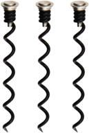 🍷 premium 3 pack replacement corkscrew spiral set for brookstone & keissco wine openers - ideal replacement worm solution логотип