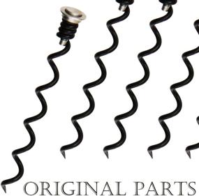 img 1 attached to 🍷 Premium 3 Pack Replacement Corkscrew Spiral Set for Brookstone & Keissco Wine Openers - Ideal Replacement Worm Solution