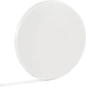 img 2 attached to 5-Inch White Door Stop Wall Protector, Knob/Handle Guard - Smooth Round Design, Self-Adhesive - Ultra Hardware