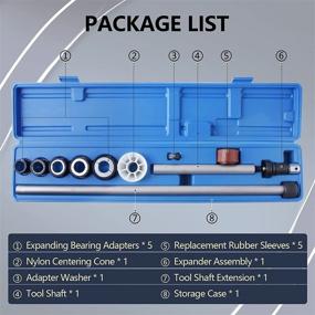 img 1 attached to Engine Cam Bearing Tool Kit for Car Vehicles - Easy Installation & Removal with 1-1/8 to 2-2/3 inch Adapter - Camshaft Bearing Tool for Smooth Operations