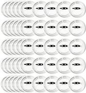 🔵 versatile 50-piece button badge maker acrylic design set – ideal for diy crafts, birthdays, and more! logo